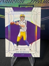 2022 Panini National Treasures Collegiate JOE BURROW Century Silver 1/39 LSU SSP