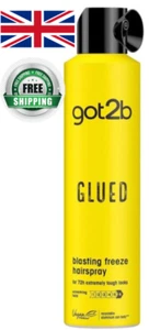 Got2b Glued Hairspray 300ml | Blasting Freeze Spray | Extreme Strong Hold Hair - Picture 1 of 4