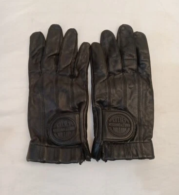 Vintage Harley Davidson Women's Black Leather Gloves Small - Image 1 of 2