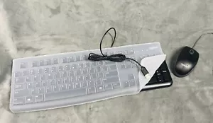 USB Wired Logitech Keyboard And Mouse Set, New W/O Box - Picture 1 of 3