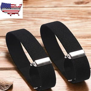 Elastic Adjustable Armband Shirt Garter Sleeve Holders - Picture 1 of 1