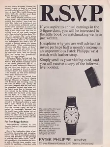 Patek Philippe Geneve Original 1969 Vintage Print Ad!! - Bild 1 von 1