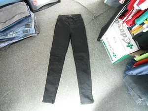 Gok For TU Jeggings Jeans Waist 24" Leg 30" Black Faded Ladies Jeans - Picture 1 of 4