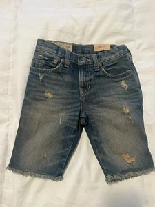 Polo Ralph Lauren boys size 6 denim distressed horts new - Picture 1 of 5