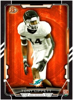 2015 Bowman Black #R80 Tony Lippett RC - Image 1 of 2