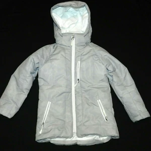 Swiss Alps Girls Silver Snow Jacket Size S (7/8)  - Picture 1 of 12