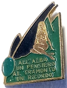 ALPINI DISTINTIVO-ALL'ALBA UN PENSIERO-LAZZAROTTO SNC -SPILLA-PINS-VINTAGE-USATO - Foto 1 di 16
