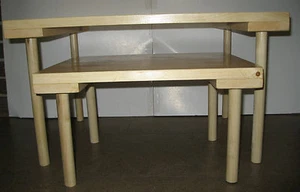 2er Set Montessori maßgeschneiderte Nesting Bodentische - Bild 1 von 5