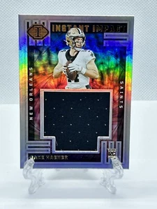 2023/24 Panini Illusions, Jake Haener, Instant Impact Patch RC No. II-JHR saints - Picture 1 of 2