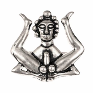 Mittelalter Pilgerzeichen "Arsch-Zeiger" - medieval pilgrimage badge replica - Afbeelding 1 van 4