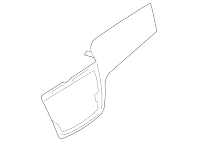 Mercedes Benz GLE43 AMG GLE400 GLE63 AMG S GLE550e 16-19 Trim Panel 1666800503 - Image 1 of 3