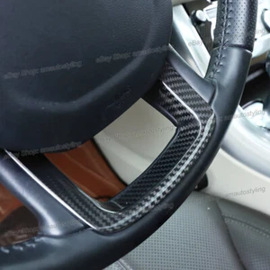 Carbon Fiber SVR Steering Wheel Trim Cover for Range Rover Sport L494 2014-2022 - Picture 1 of 12