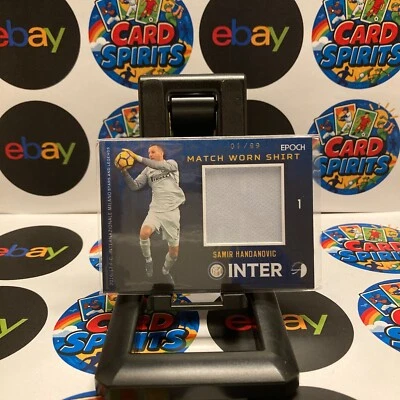 2016 Epoch Inter Milan Stars and Legends Samir Handanovic 01/99 Jersey Number - Image 1 of 2