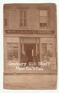 Chicago, IL - 1880s Photo, 3703 Cottage Grove, Storefront - Painter, Wood & Coal - Picture 1 of 3
