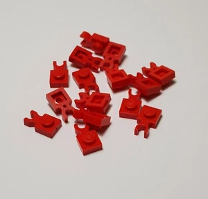 15x LEGO® Classic Plate with Clip 1x1 Red 4085 Holder City Harry Potter - Picture 1 of 2