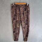 WITCHERY Pants Womens 8 Leopard Print Jogger Tapered Casual Stretch Mid Rise