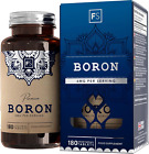 FS Boron | 180 Boron Supplements - High Strength Vegan Boron Tablets 6Mg Boron p