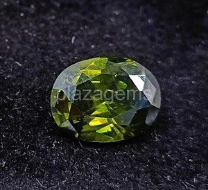 3.10 CT EGL Certified Natural Oval Shape Green Cambodian Zircon Gemstone 4RDG - Picture 1 of 7