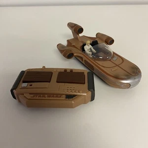 Air Hogs Star Wars Land Speeder Vehicle W. Remote Spin Master Tested Works 2015 - Picture 1 of 9