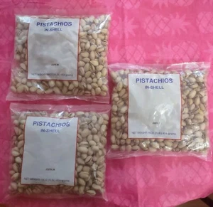California Pistazien in Schale Meersalz USDA 3 Beutel (1 Pfund) 3 Pfund Total Neu - Bild 1 von 7