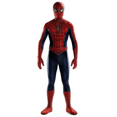 Raimi Spiderman Costume 3D Print Spandex Superhero Cosplay Adult & Kid Suit New - Image 1 of 4