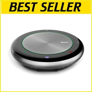 Haut-parleur Bluetooth certifié Teams avec micro vocal 360° - Full Duplex - Photo 1 sur 10