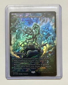 MTG FOIL March of the World Ooze Showcase Aetherdrift #402 WOTC 2025 M0402 - Picture 1 of 2