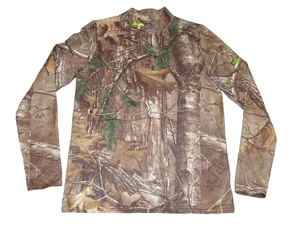 Under Armour ColdGear Boys YXL Realtree Xtra Camo Scent Control Base Layer Shirt - Picture 1 of 9