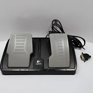 Logitech Nascar Racing Wheel PEDALS ONLY FOR PARTS Untested PC PS2 Xbox - Picture 1 of 14