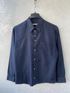 Helmut Lang Nylon Front Pocket Long Sleeve Button Up Shirt Men’s Size 39 /15 1/2 - Picture 1 of 20