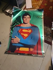 Superman The Movie Poster 21x30 Christopher Reeve 1978 MYLAR - Bild 1 von 12