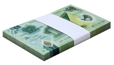 Papua New Guinea 2 Kina, 2017, P-50a.1, UNC Polymer X 100 PCS Bundle Pack - Image 1 of 2