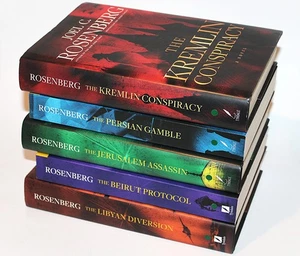 Joel Rosenberg Marcus Ryker Lot Of 5 Kremlin Conspiracy Mix HC/PB - Picture 1 of 3