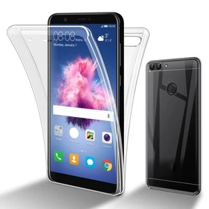 Case for Huawei P SMART 2018 / Enjoy 7S Full Phone Cover Protection TPU Silicone - Picture 1 of 8
