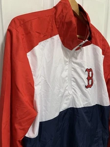 Men's G-III Sports by Carl Banks Boston Red Sox Windbreaker jacket Large Pockets - Picture 1 of 11