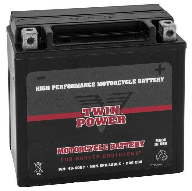 Twin Power High Performance Maintenance Free Battery YTX14L #TPWM7RH4L - Image 1 of 1