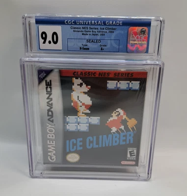 Ice Climber Nintendo Game Boy Advance GBA NES Classic Series Sealed CGC 9.0 A+ - Image 1 of 4