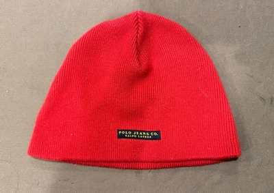 Vintage Ralph Lauren Polo Jeans Co. - Gorro - Talla Única Rojo Foto 1 de 4