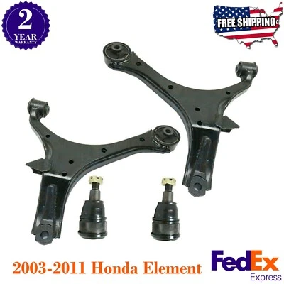 Braços de direção + juntas esféricas dianteiras inferiores para Honda Element 2003-2011 - Imagem 1 de 4