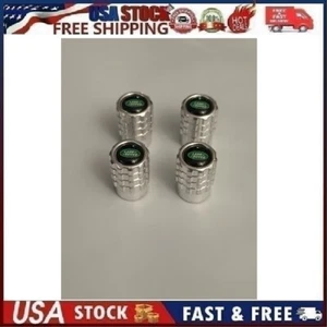 4PCS Metal Car Tire Valve Caps Valve Stem Cover Compatible with Land Rov-er Sil1 - Picture 1 of 10
