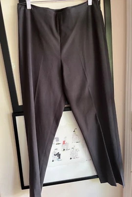 Leggiadro размер 14 синий серый стороны молнии брюки хлопок лайкра плоский передний - Изображение 1 из 4