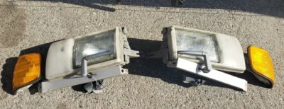 1988 Mercedes Benz 300 SEL pair of Left/Right Head Lights/Turn Signal/Park Lamps Foto 1 de 4