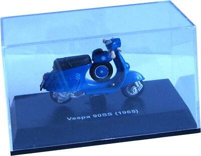 Sammlung Kult Modell Roller Moped Mofa Vespa 90SS (1965) blau - Bild 1 von 4