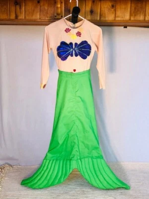 2 Piece Top & Skirt (Fins) Adult "Little Mermaid" &/or "Aerial" costume - Image 1 of 3