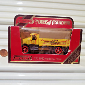 Matchbox INTL 1985 Models of Yesteryear Y30A2 1920 MACK AC Truck CONSOLIDATED MB