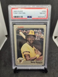 1983 Fleer Tony Gwynn PSA 8 NM-MT - Picture 1 of 5