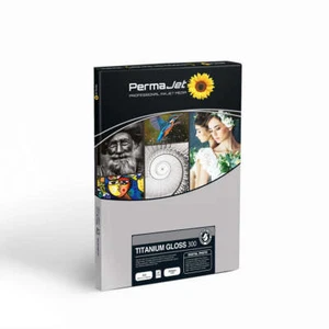 Permajet Inkjet Paper - A3 - Titanium Gloss - 300gsm - 25 Sheets - Afbeelding 1 van 2