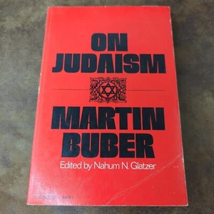 On Judaism by Martin Buber (Paperback 1972) Jewish Religion - Picture 1 of 5