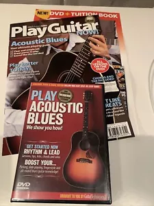 Guitar Techniques Play Guitar NOW Acoustic Blues DVD Music Score Guitar Tab VGC - Bild 1 von 9