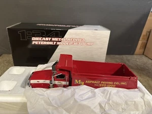Peterbilt Diecast Dump Truck For M&J Asphalt Co #10-4005 First Gear Scale 1/34 - Picture 1 of 7